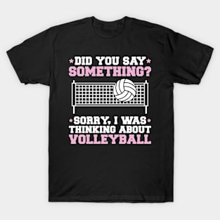 Volleyball Volley Volleyball Lover Volleyballer T-Shirt